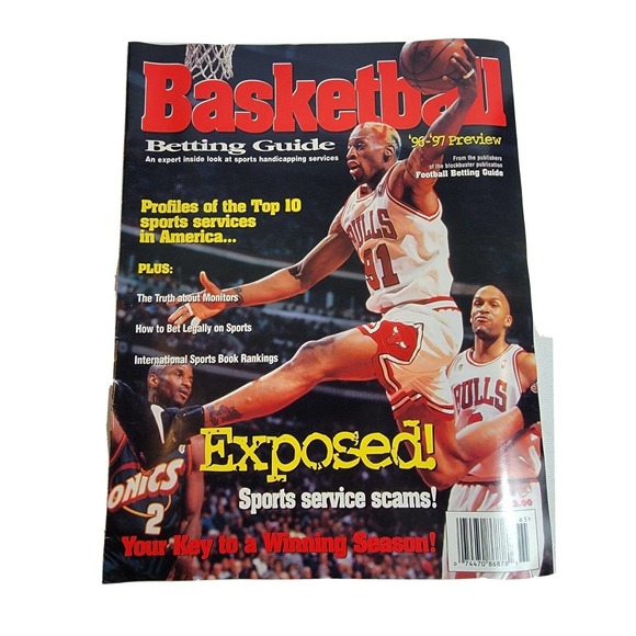 Vintage Other Vintage 99s Basketball Betting Guide Dennis Rodman
